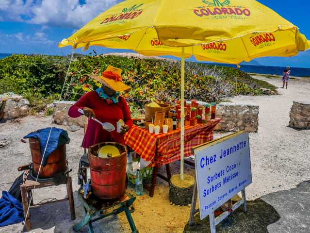 sorbet coco guadeloupe