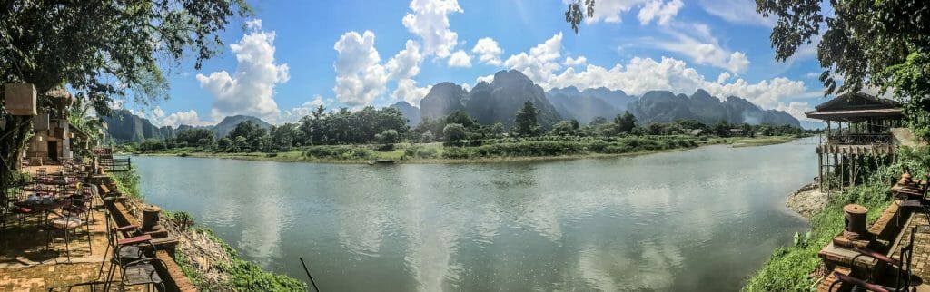 rivière vang vieng