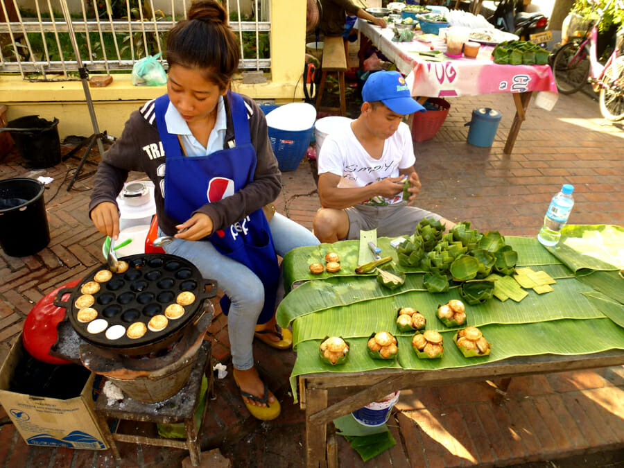 street food laos