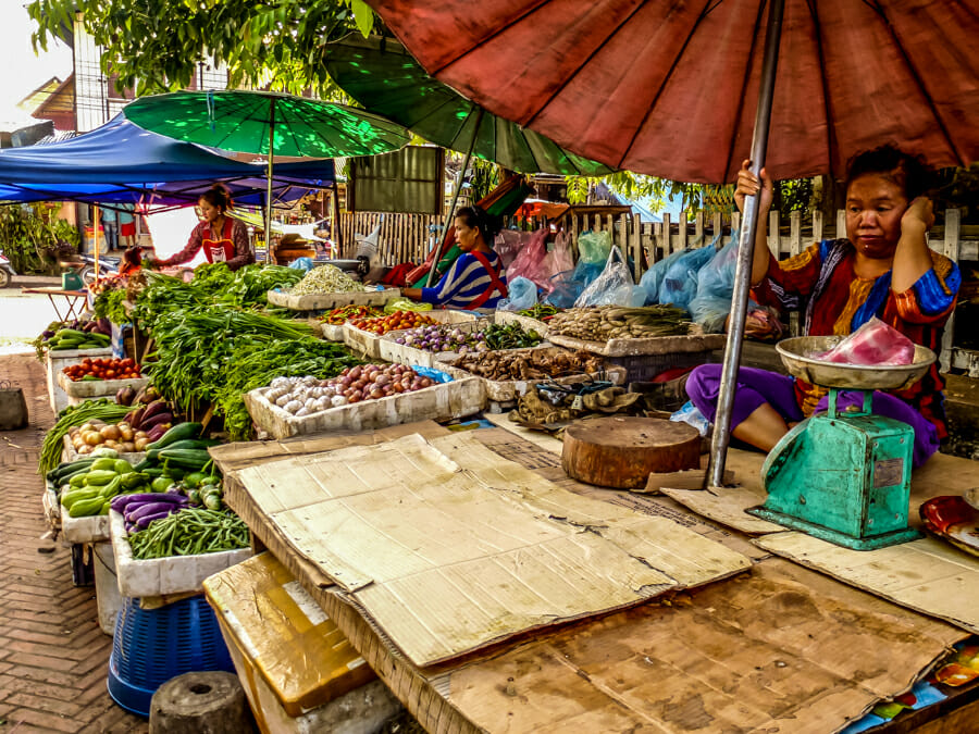 street food laos