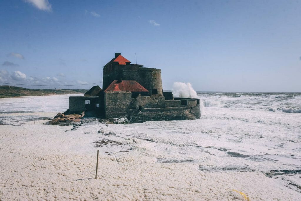 fort ambleteuse tempete