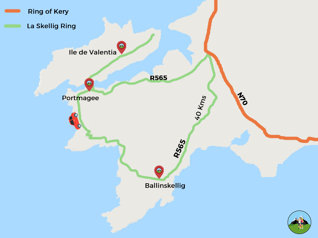 carte skellig ring