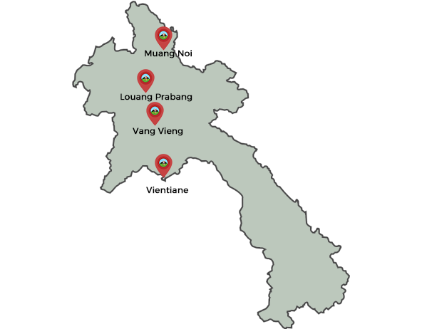 carte road trip laos