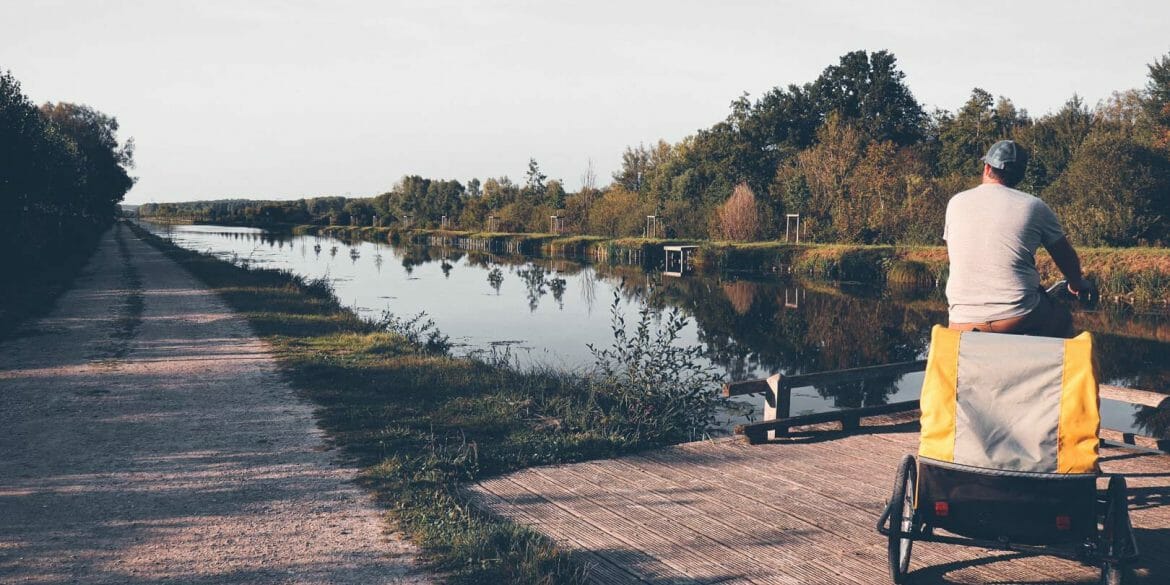 chemin du halage vélo nos coeurs voyageurs
