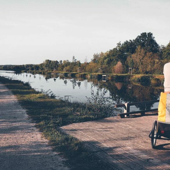 chemin du halage vélo nos coeurs voyageurs