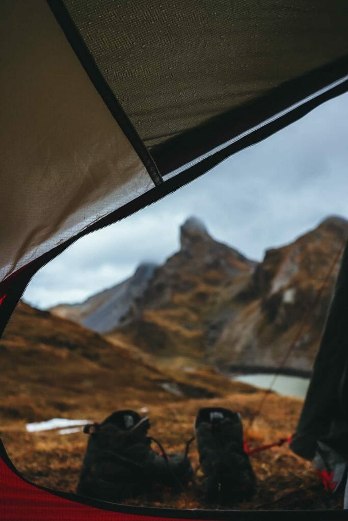 bivouac lac des cerces