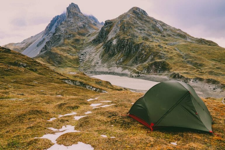bivouac lac des cerces