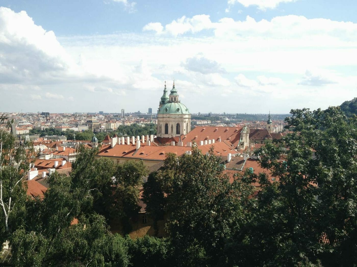 vue hauteur prague