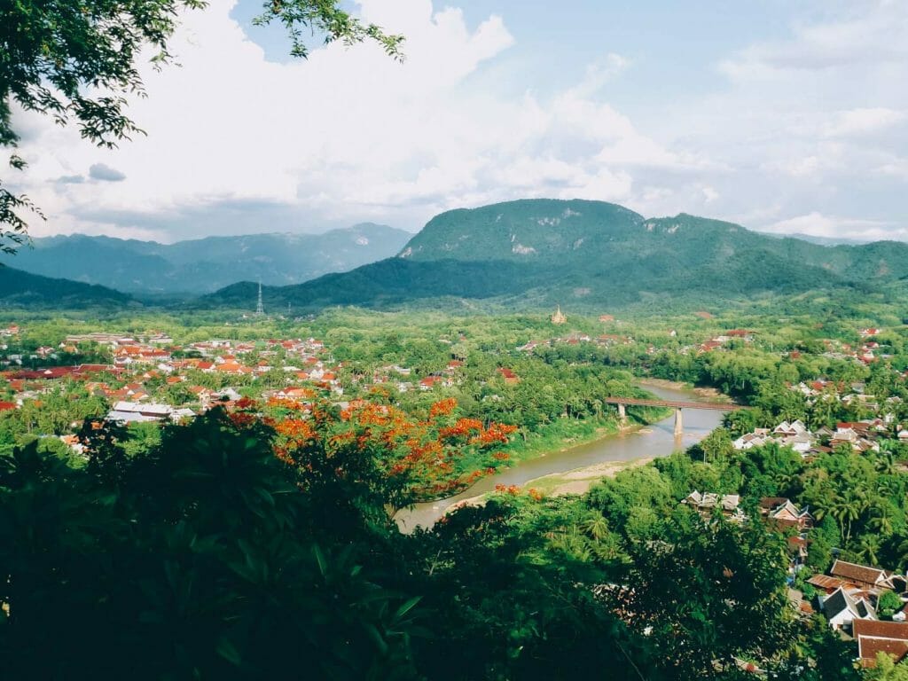 vue hauteur luang prabang