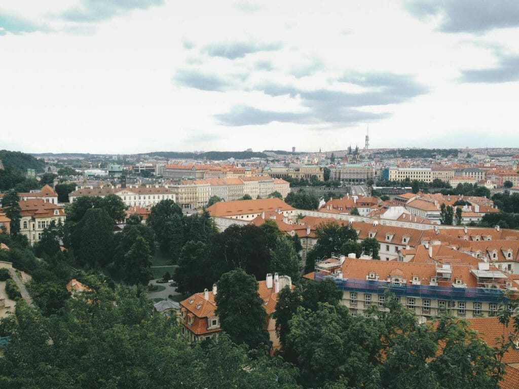 vue hauteur prague