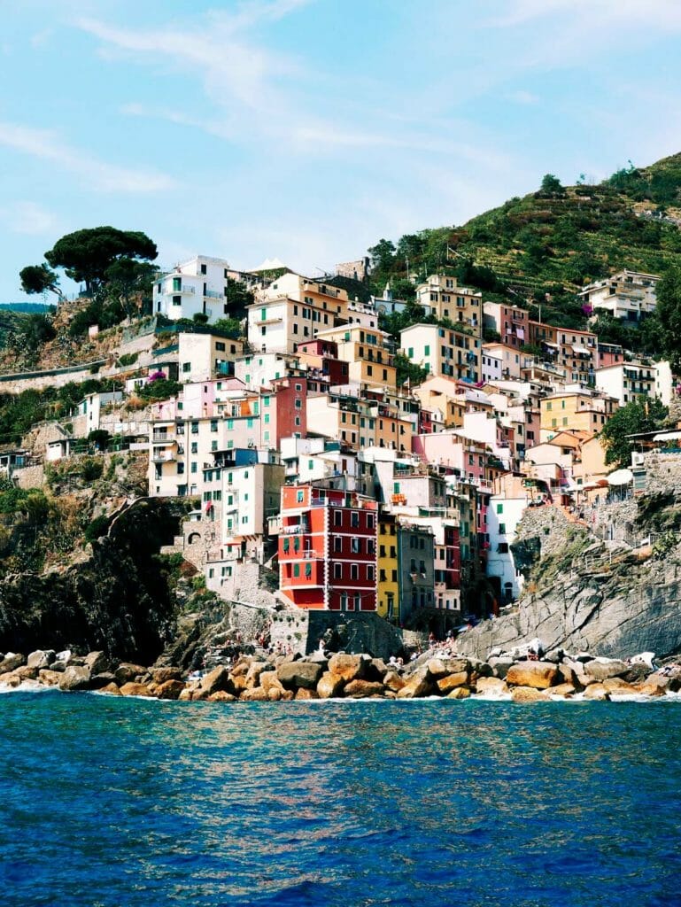 Riomaggiore vue de la mer