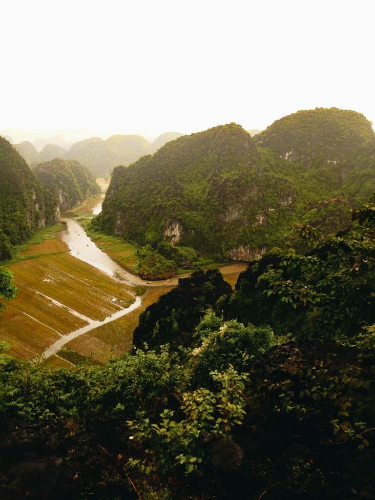 vue du haut de Hang Mua