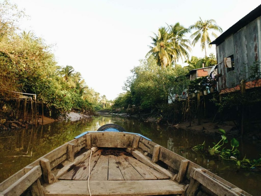 marché flottant delta mekong