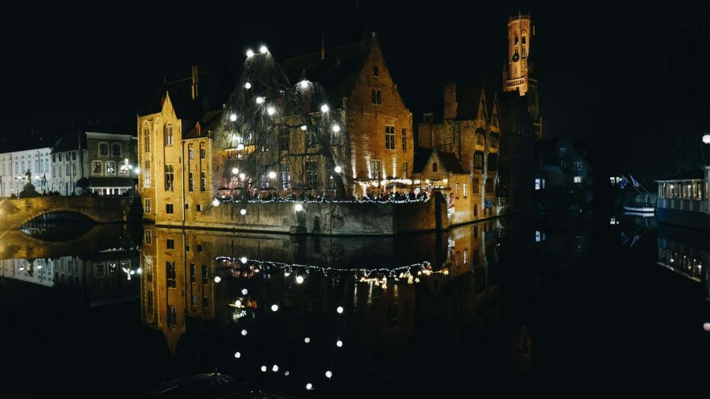 canal hiver bruges