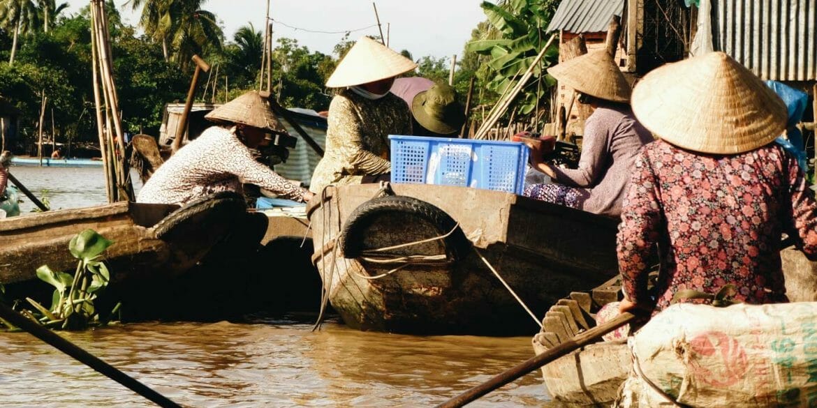 marché delta mekong vietnam