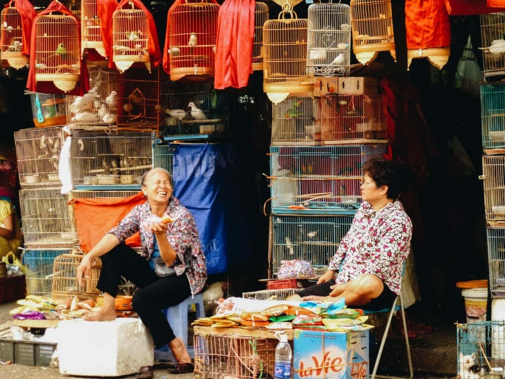 marché hanoi vietnam
