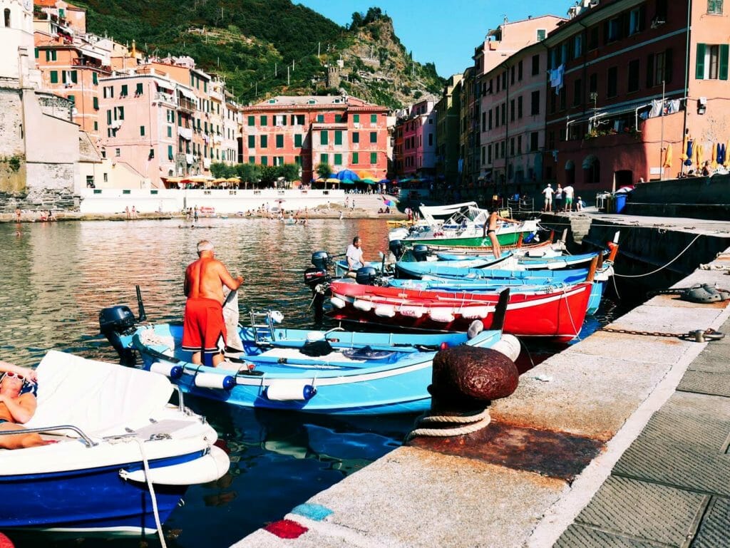 port bateau Vernazza