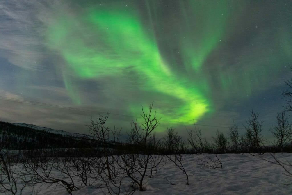 aurore boreale tromso norvege