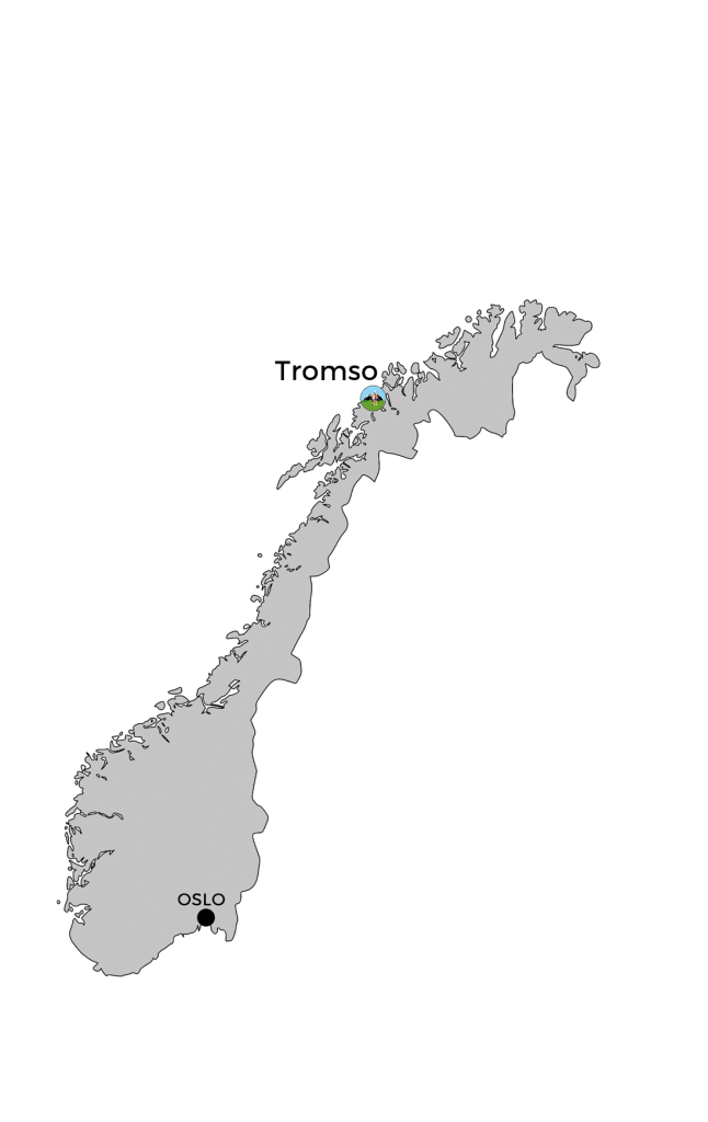carte tromso hiver