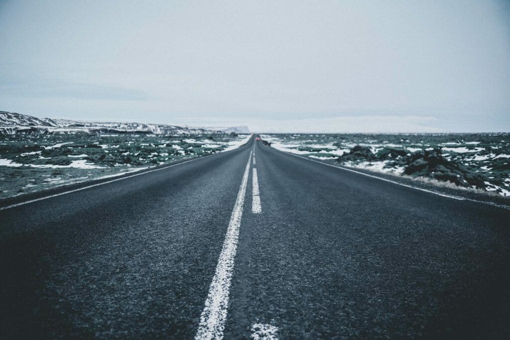 route islandaise hiver