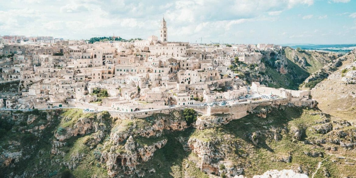 vue sur la ville de matéra
