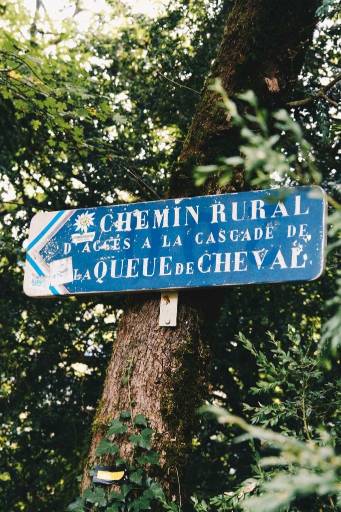 randonnée cascade de la queue de cheval