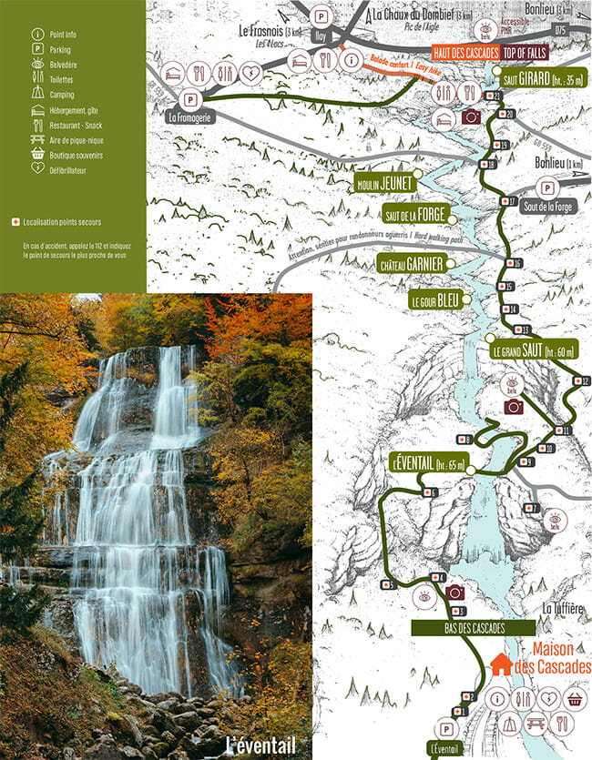 carte cascade hérisson