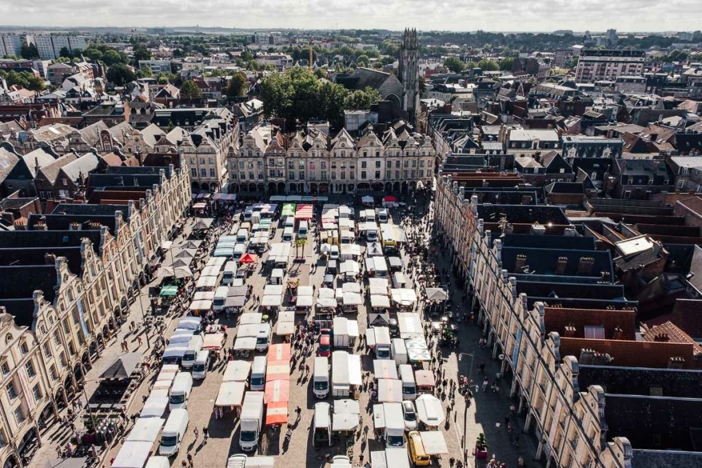 arras grand place marché