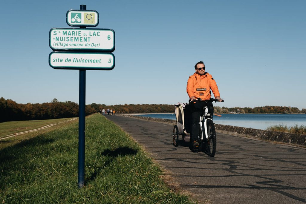lac du der a vélo