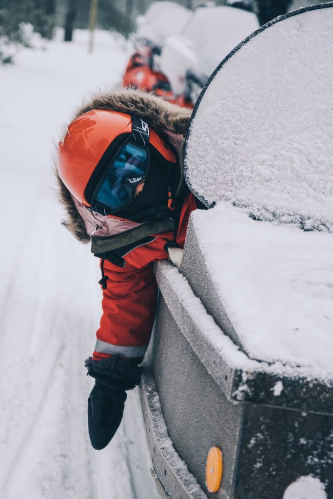 activités laponie motoneige