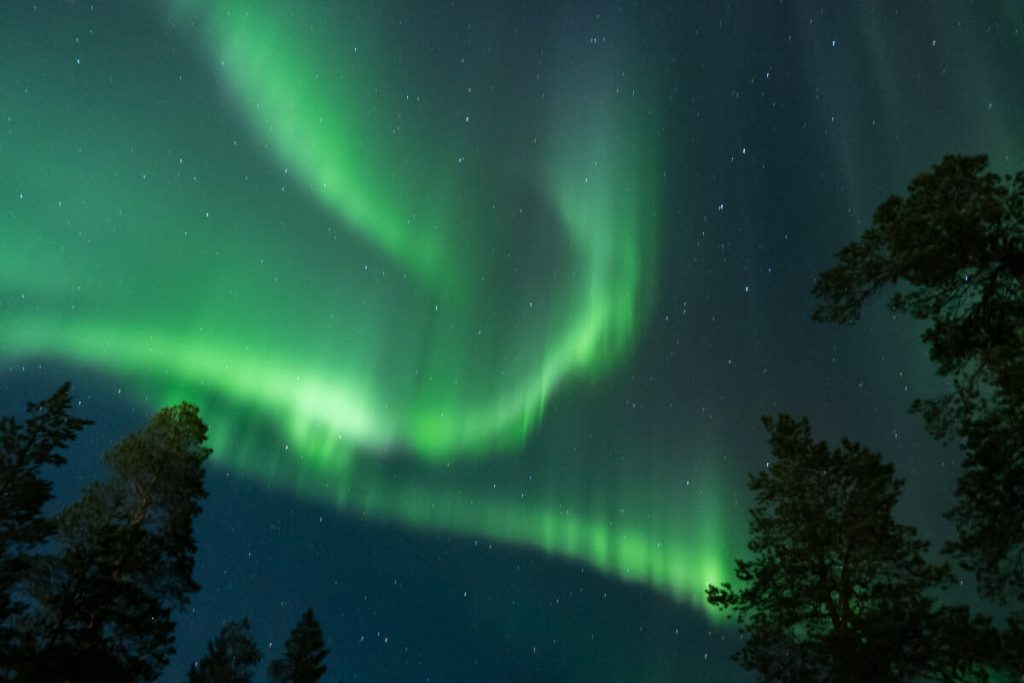 chasse aux aurores boréales