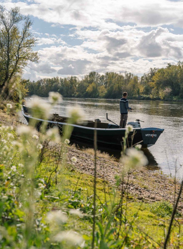la Loire en pirogue