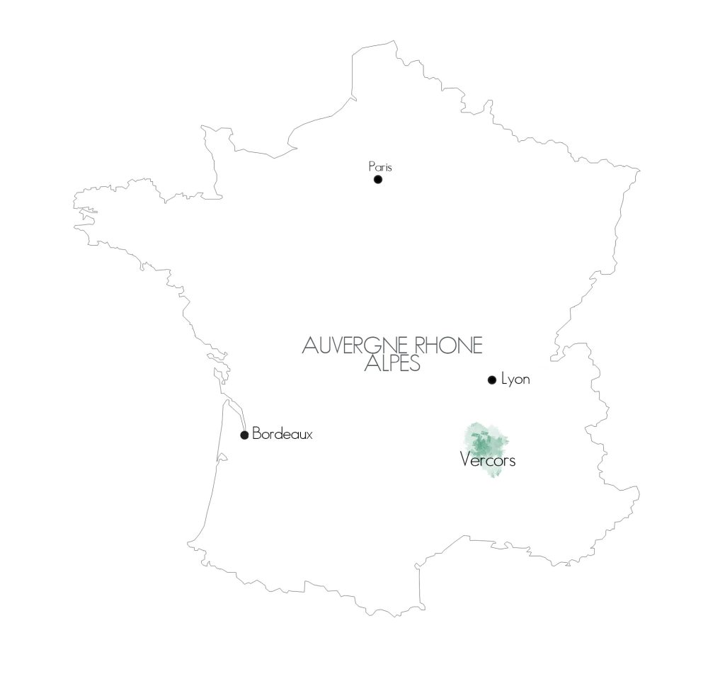 carte vercors
