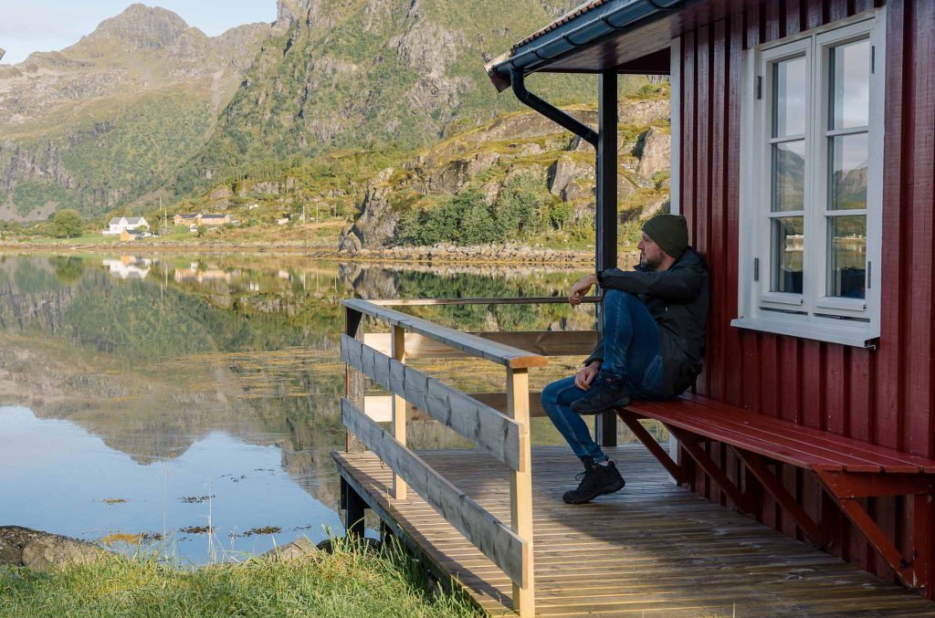 Rorbu avec vue à Skarugen dans les Lofoten