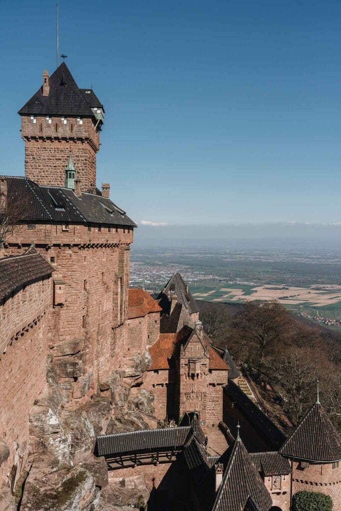 Alsace Le château du Haut-Koenigsbourg