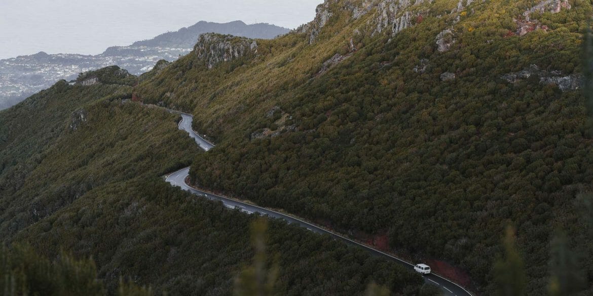 route montagnes madère