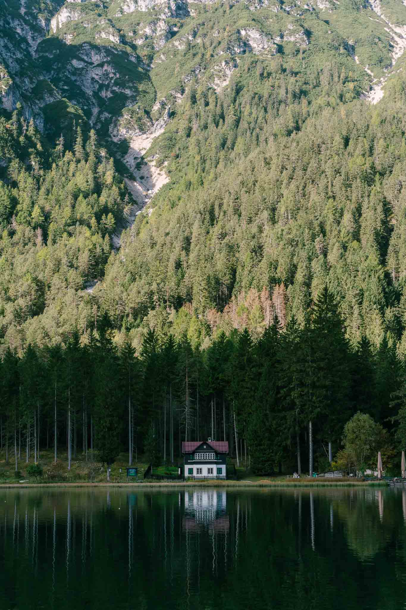 Lac dolomites en Italie