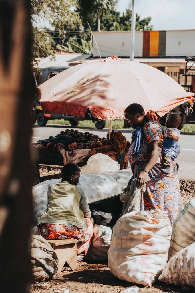 marché local Tanzanie nord