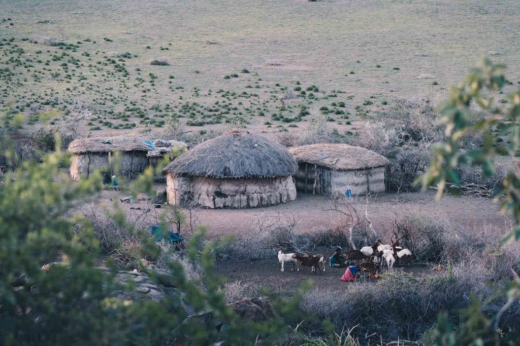 village Maasaï cratère Ngorongoro