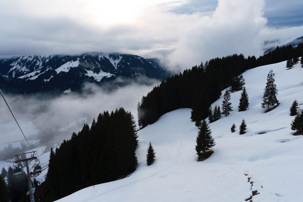 Bregenzerwald Autriche en hiver
