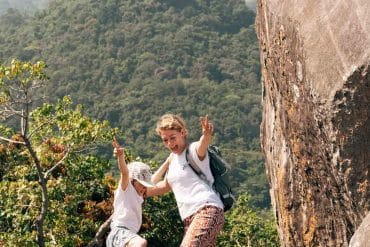 randonnée rocher du lion Sigiriya