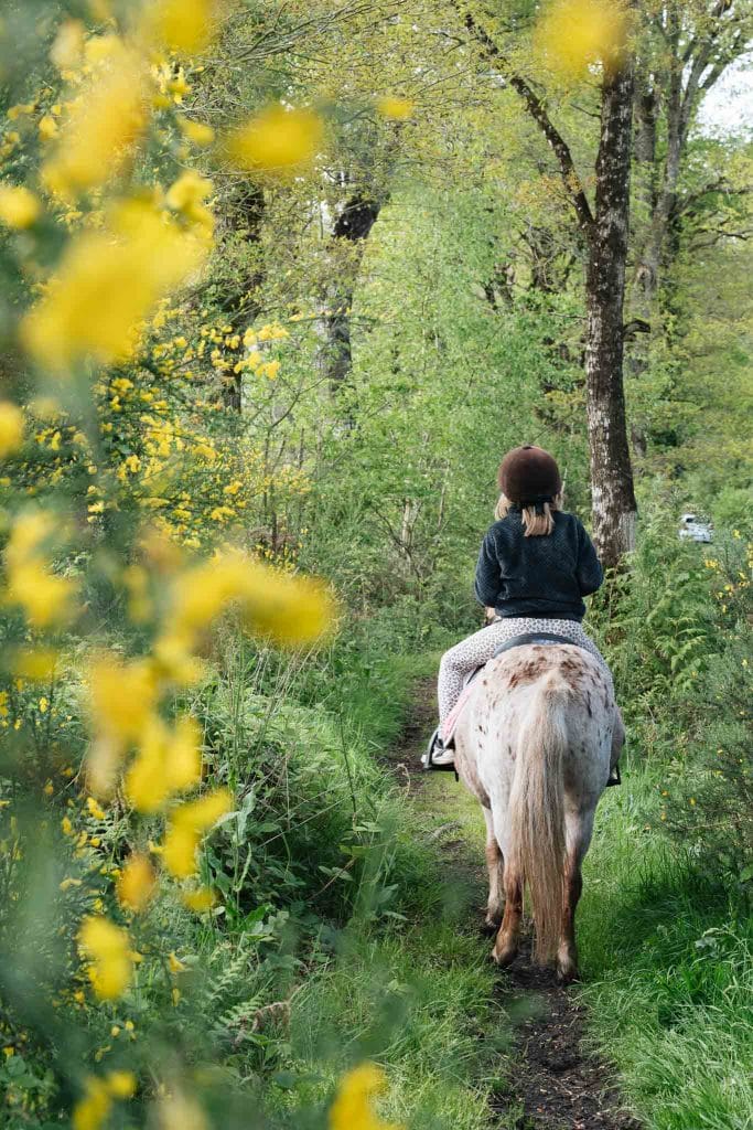 Balade à poney lac de Trémelin