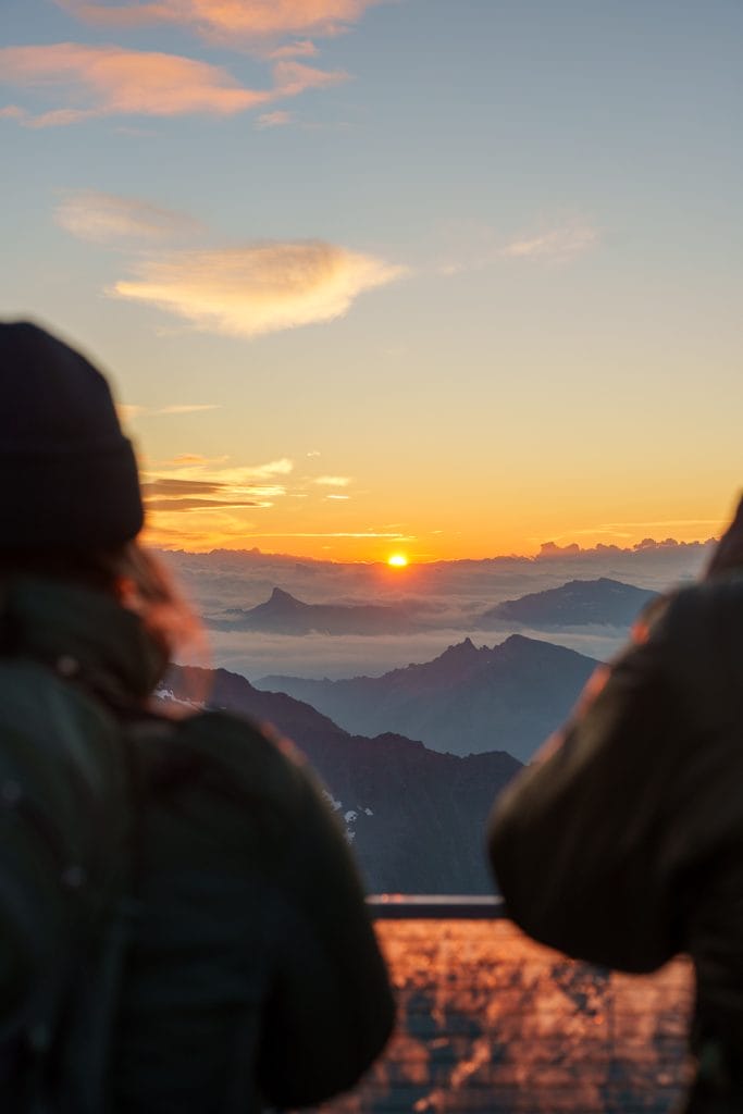 lever de soleil mont fort