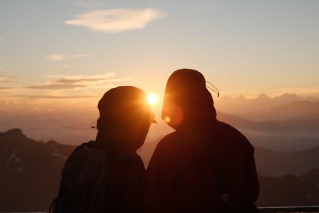 lever de soleil mont fort