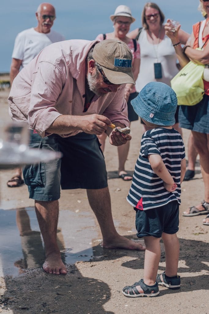 Visite parc à huitres agon coutainville