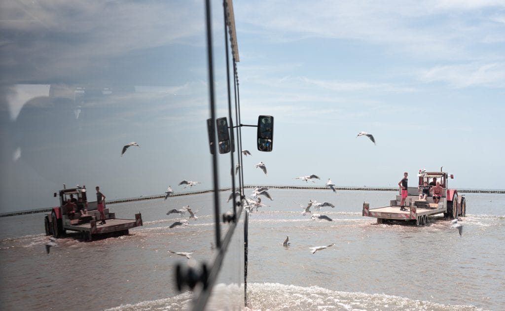 Visite parc à huitres agon coutainville