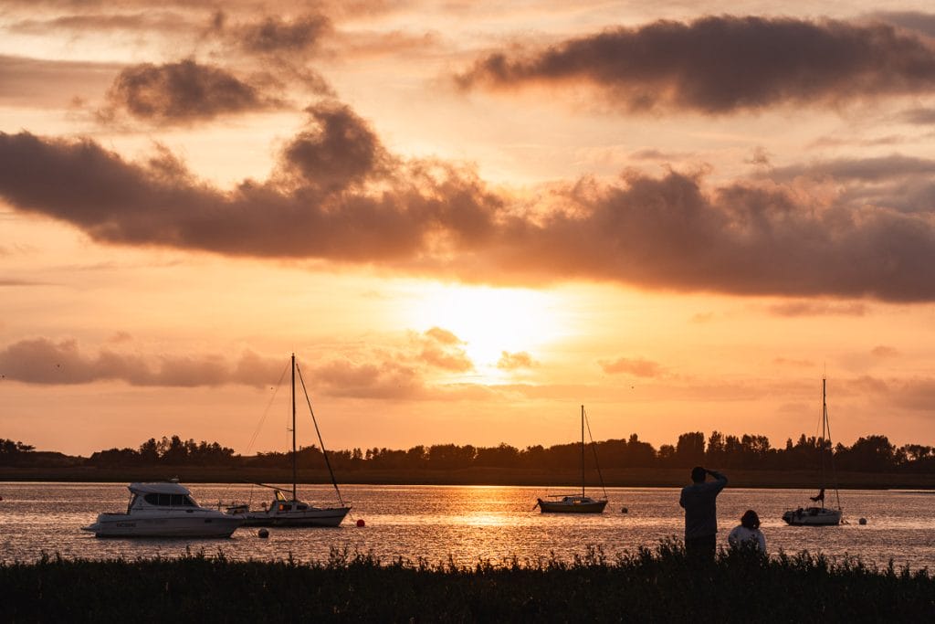 Coucher de soleil Regnéville sur Mer