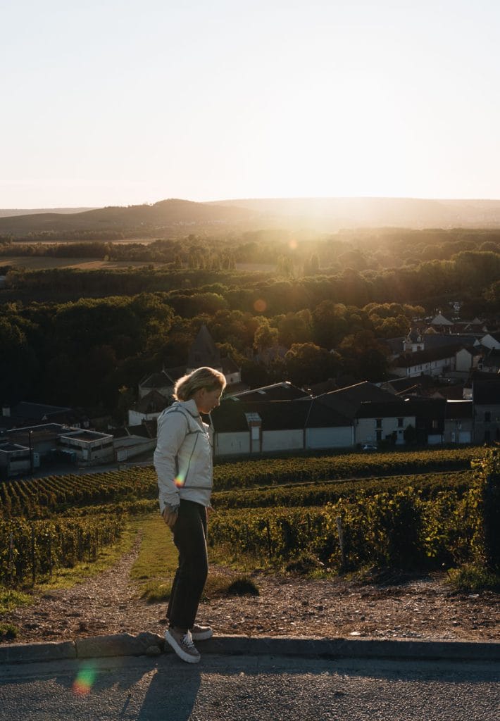Coucher de soleil Hautvillers Champagne