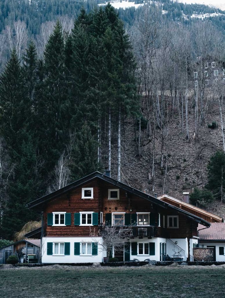 chalet de montagne autriche
