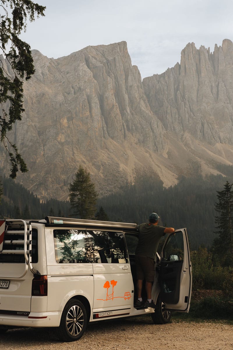 Road trip Dolomites van